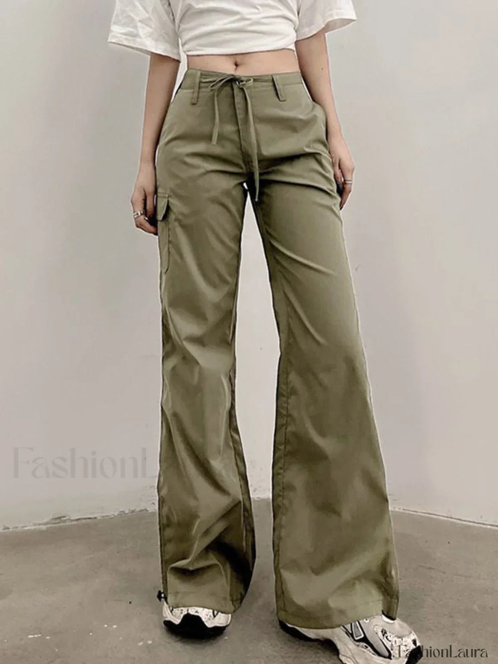Straight Leg Pocket Cargo Pants Cargo Pants