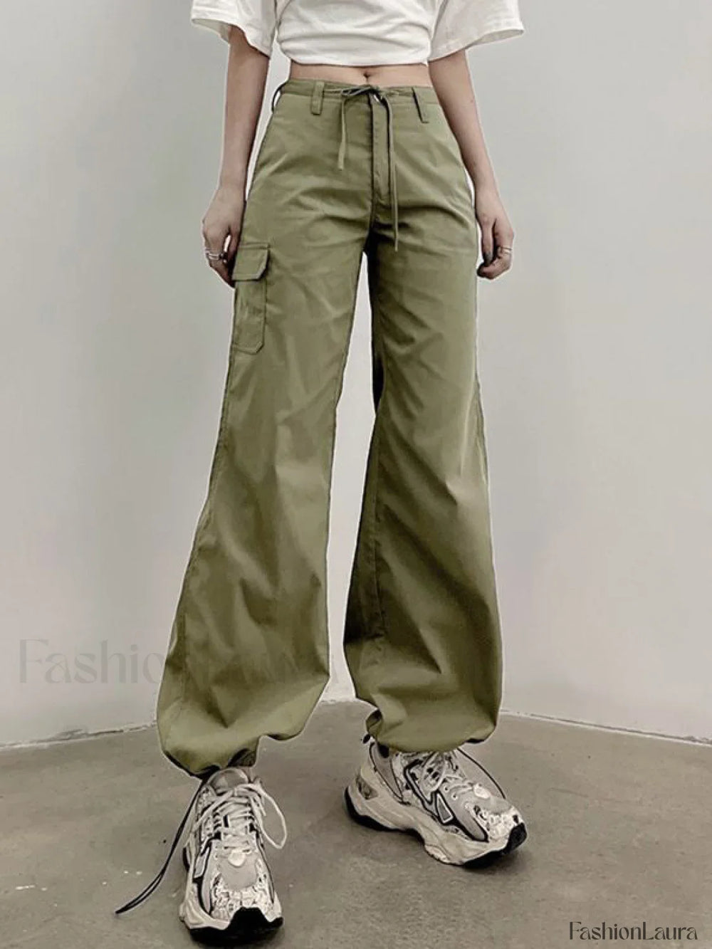 Straight Leg Pocket Cargo Pants Cargo Pants