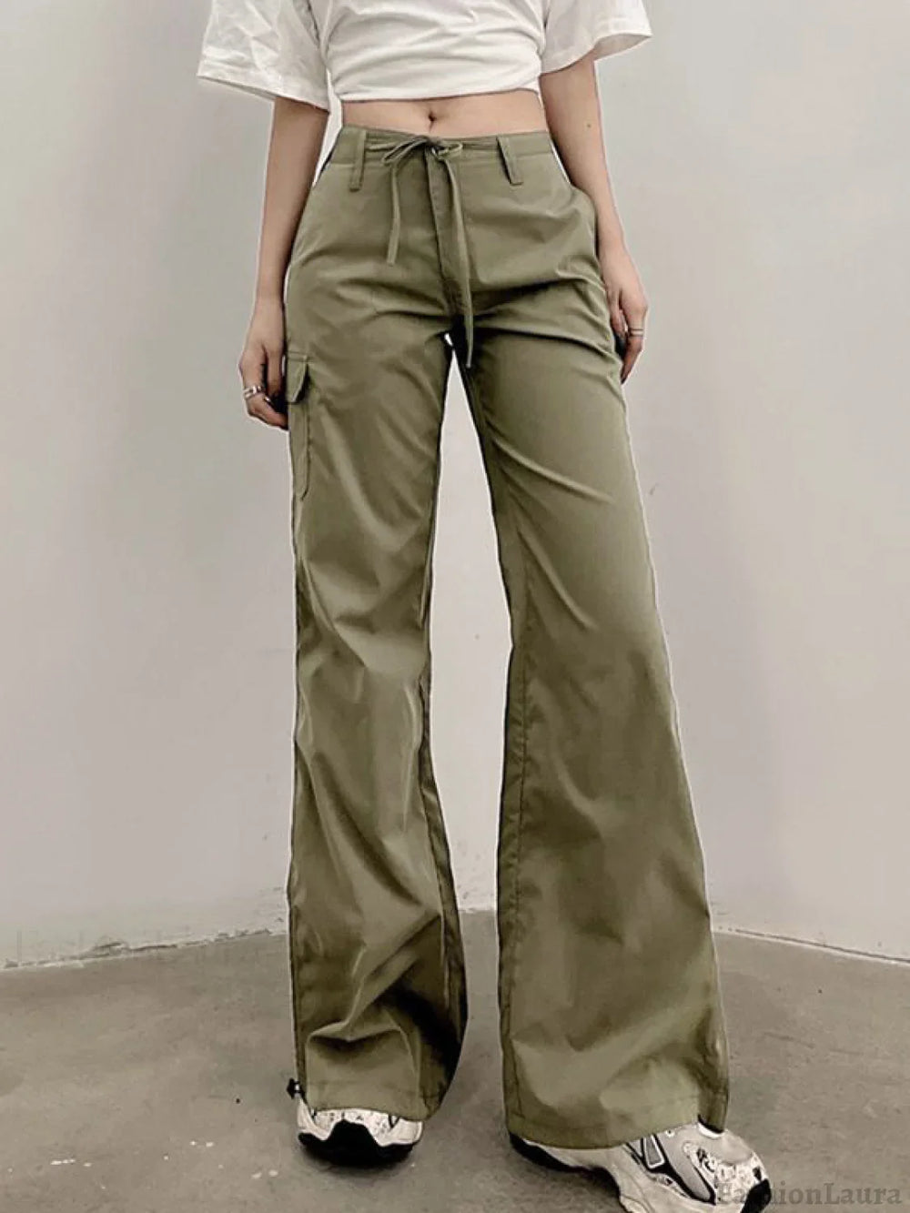 Straight Leg Pocket Cargo Pants Cargo Pants