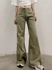 Straight Leg Pocket Cargo Pants Cargo Pants