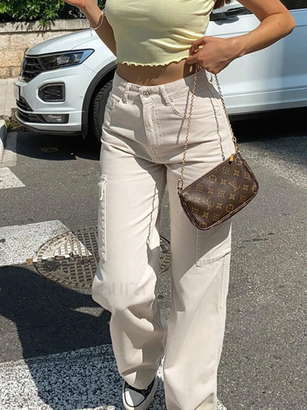 Straight Leg Y2K Cargo Pants Cargo Pants