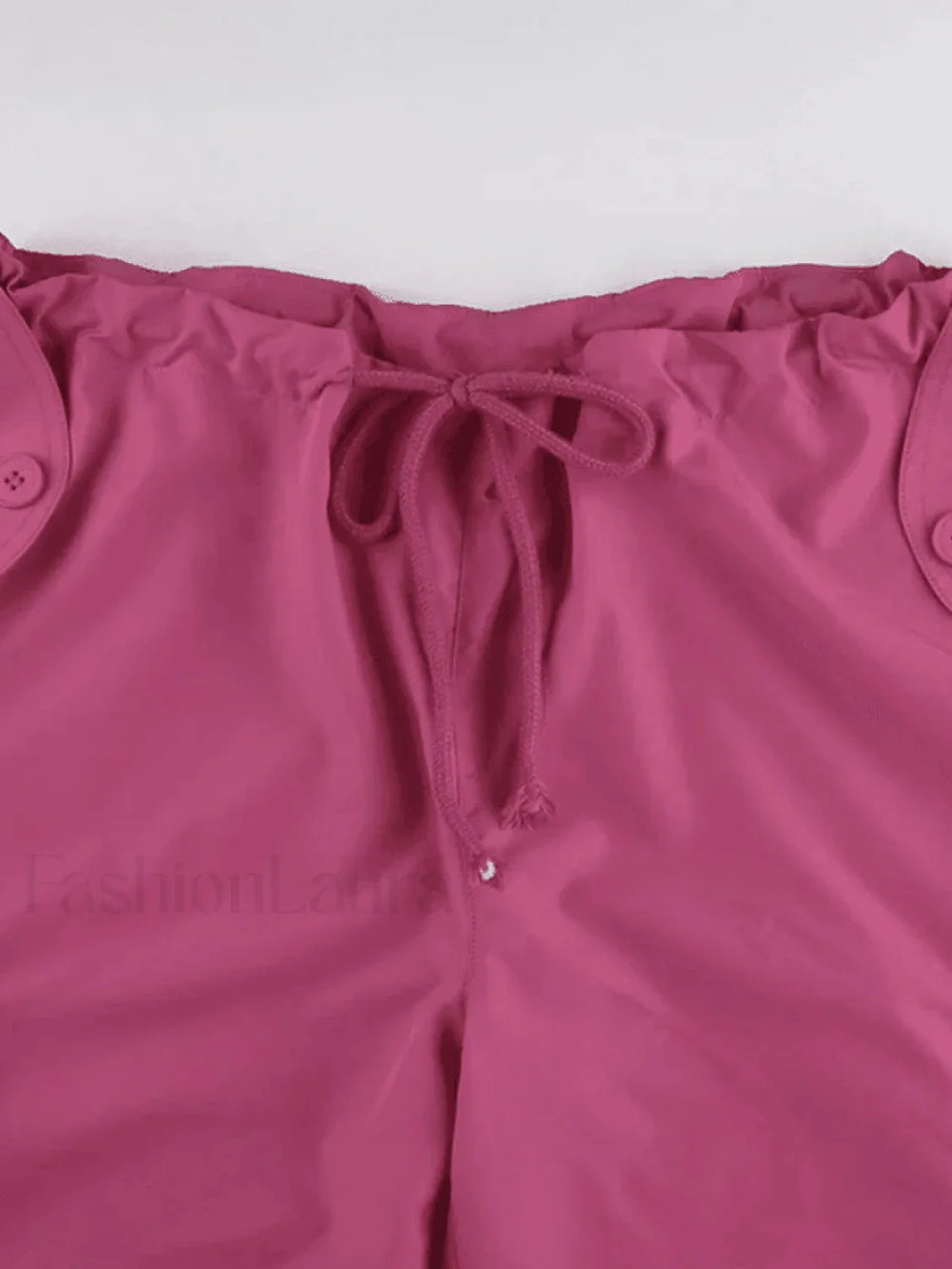 Strap Detail Y2K Cargo Pants Pants