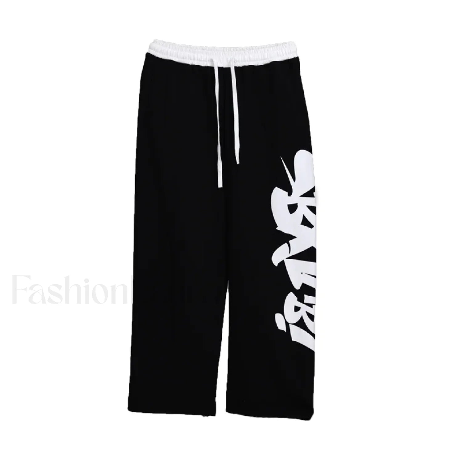 Street Dance Black Graffiti Pants for Halloween Events Black / XS