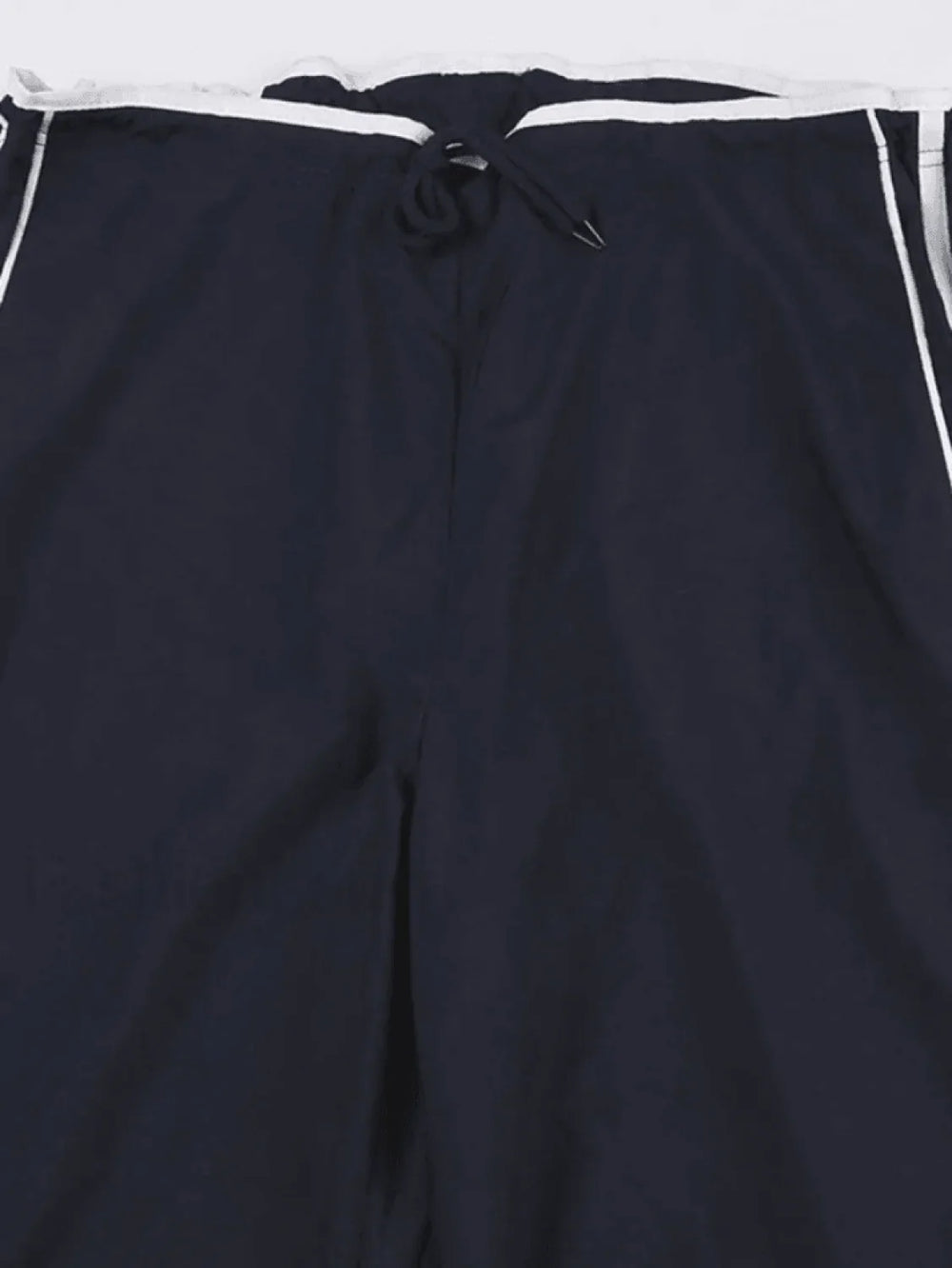 Street Ribbon Contrast Color Wide Leg Pants Pants