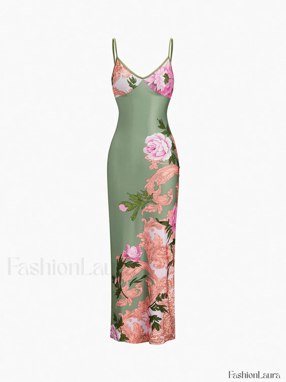 Summer Floral Long Dress Floral Dresses