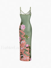 Summer Floral Long Dress Floral Dresses