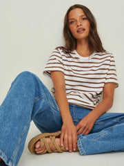 Summer Striped Knitted T Shirt