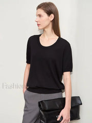 Tencel Embroidery T Shirt