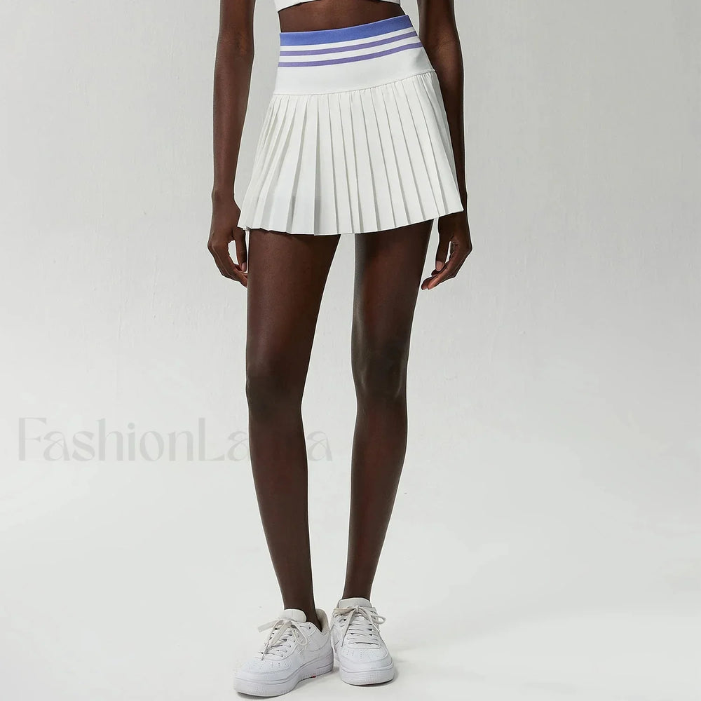 Tennis Pleated Sporty Pocket Skirt
