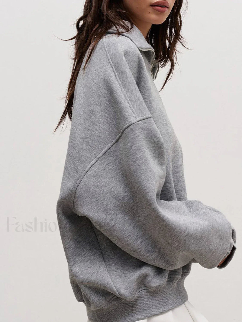 The Way To Trendy Go Zippered Sweatshirt Sweatshirts