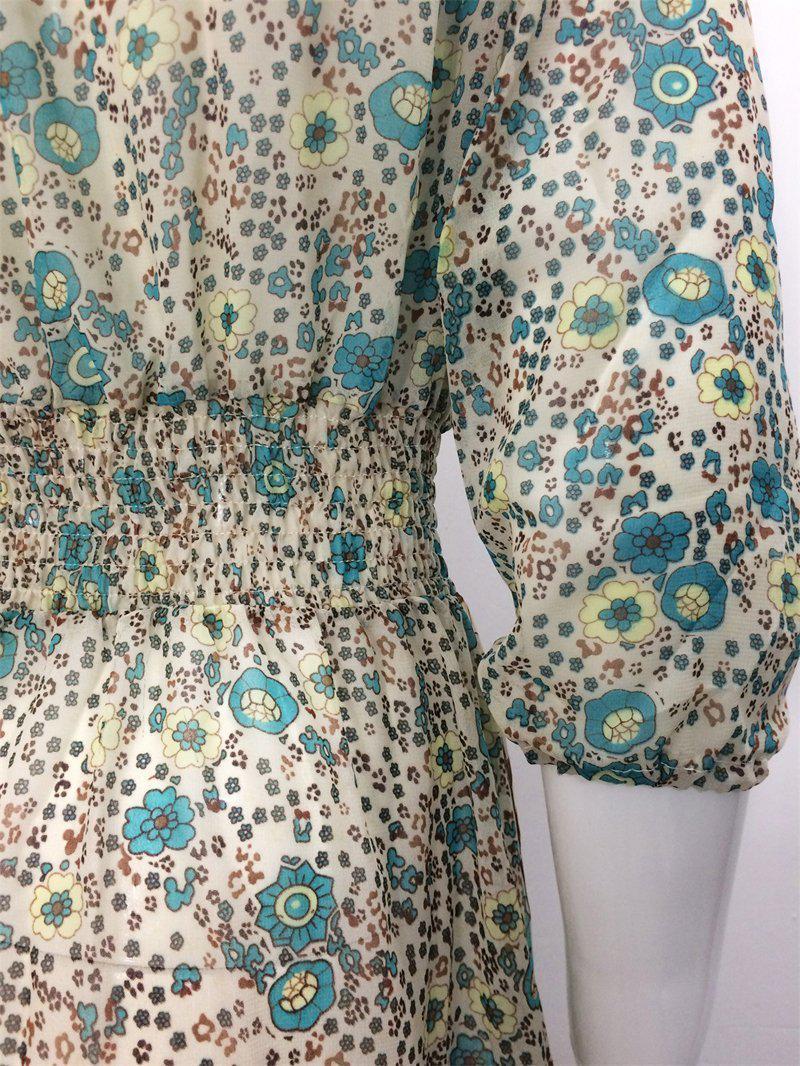 JuliaFashion-Three Quarter Sleeve Dress