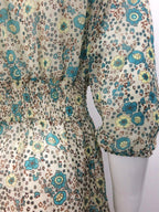 JuliaFashion-Three Quarter Sleeve Dress