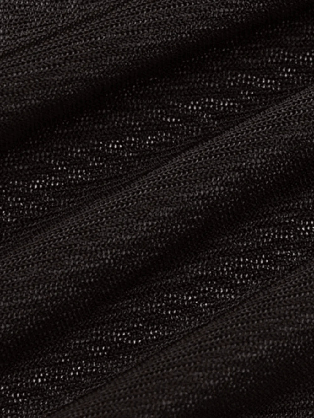 Tie Strap Sheer Mesh Cropped Long Sleeve Blouse Shirts