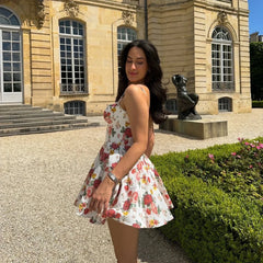 Tulle A Line Casual Floral Dress