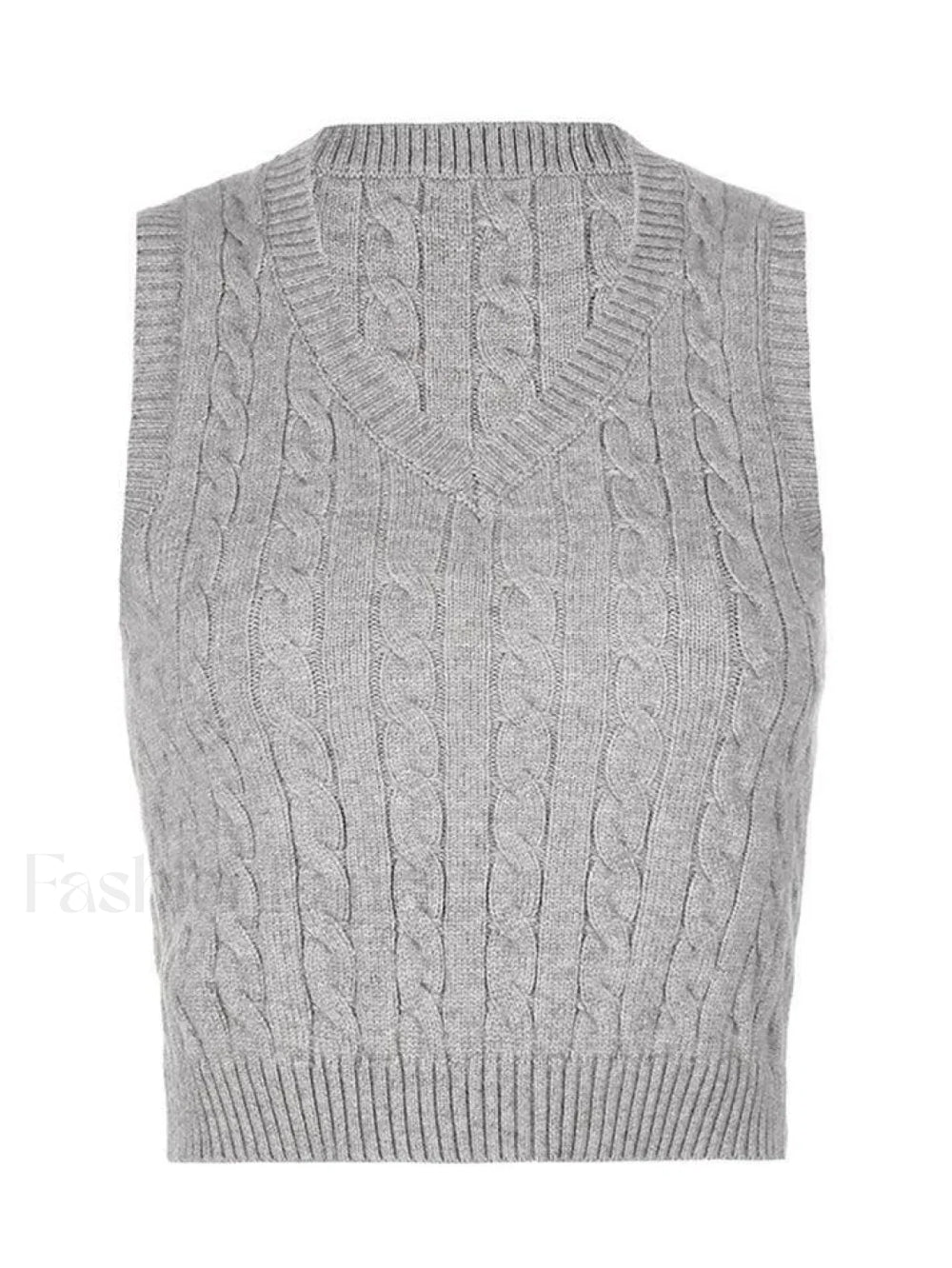 Twist Sweater Vest Tops&Tees