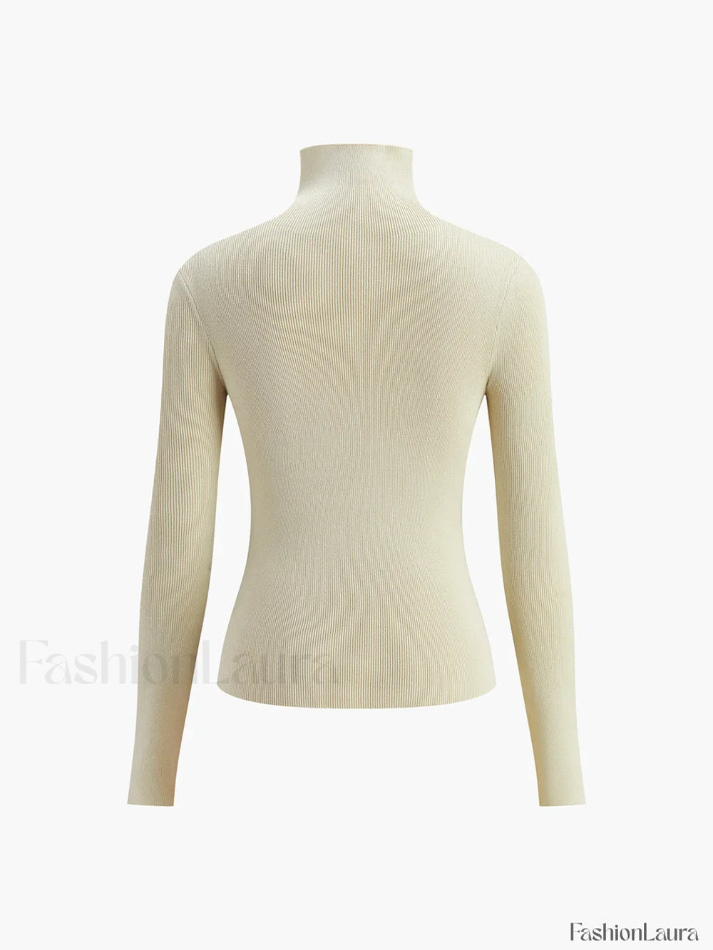 Two Tone Double Sided Long Sleeve Knit Top Knit Tops
