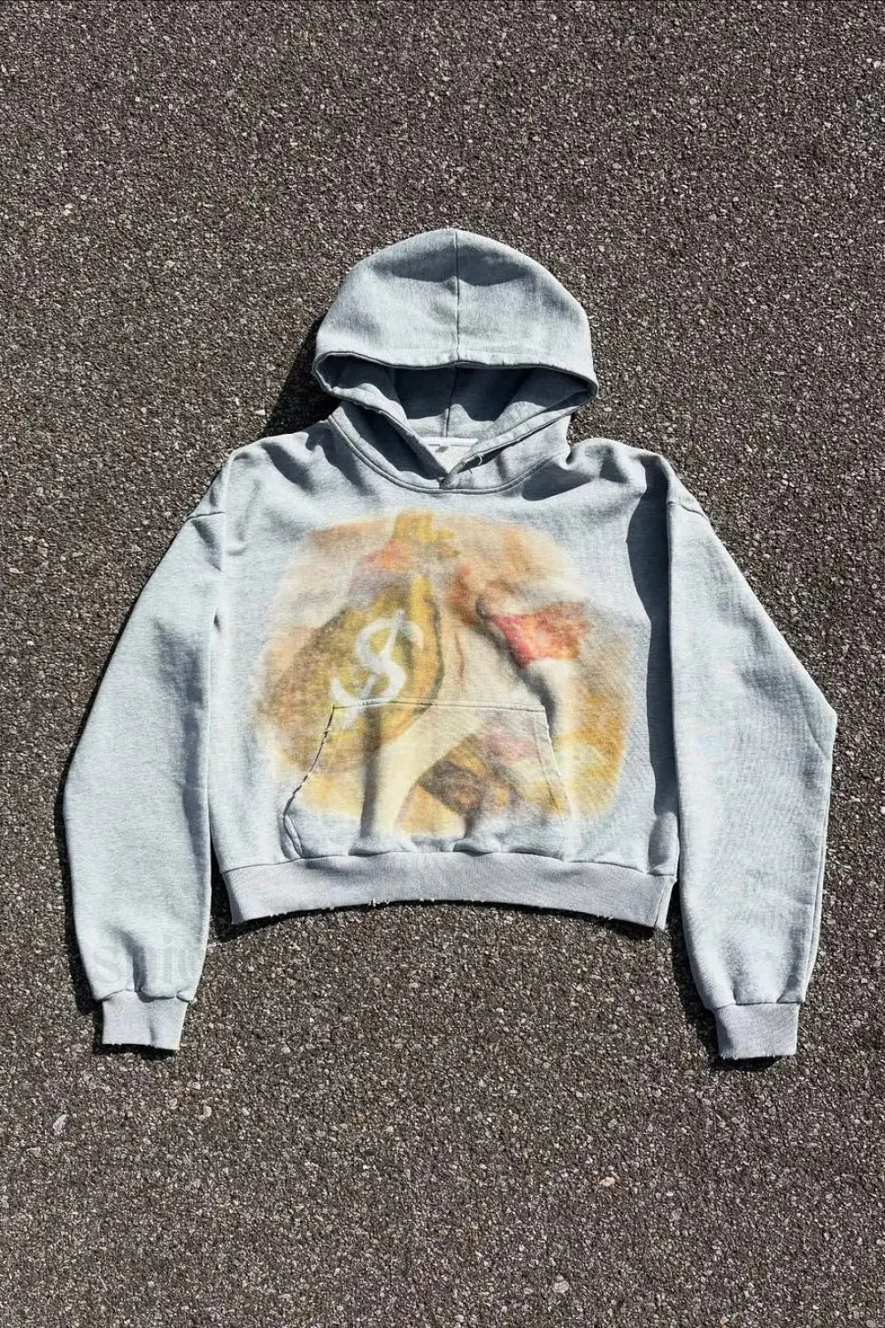 Unisex Streetwear Sports Hoodie Grey / M