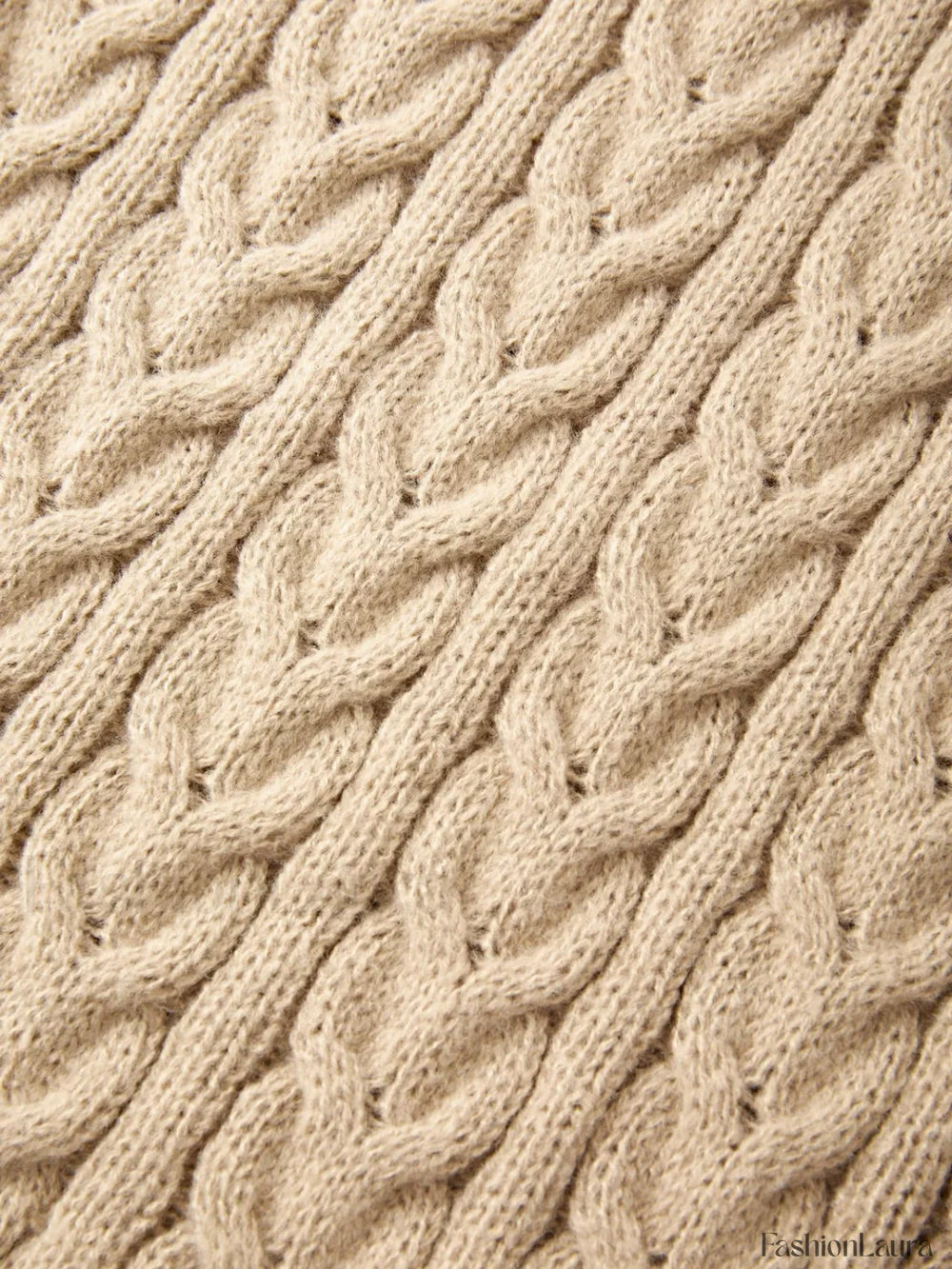 V Neck Cable Knit Long Sleeve Mini Dress Mini Dresses