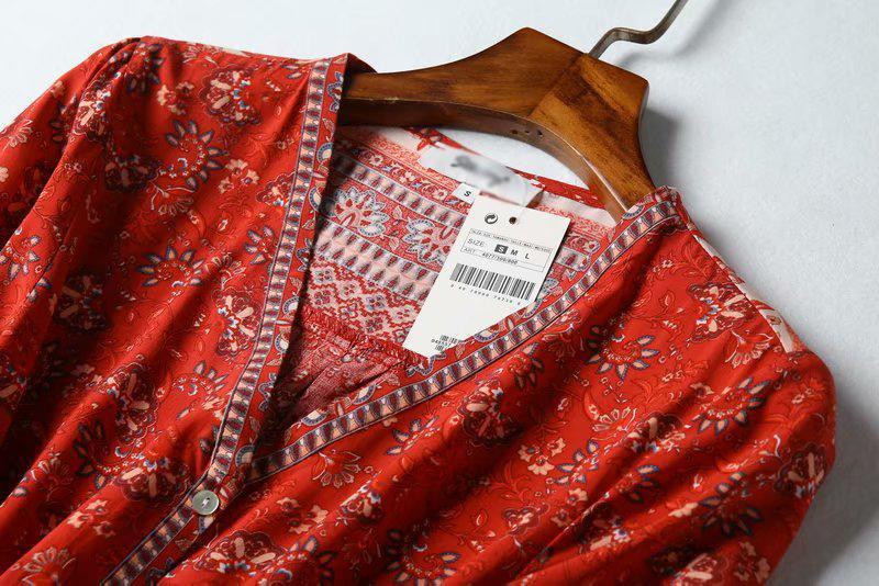 JuliaFashion - women fashion cozy V-Neck Casual Mini Dress