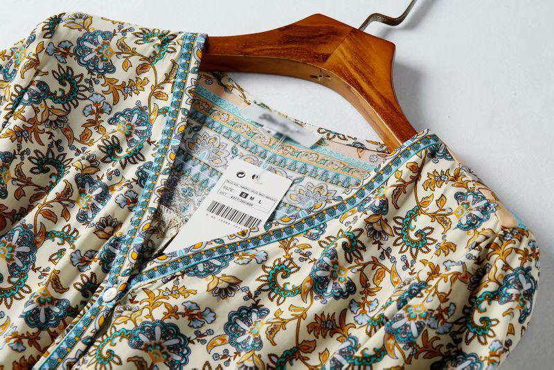 JuliaFashion - women fashion cozy V-Neck Casual Mini Dress