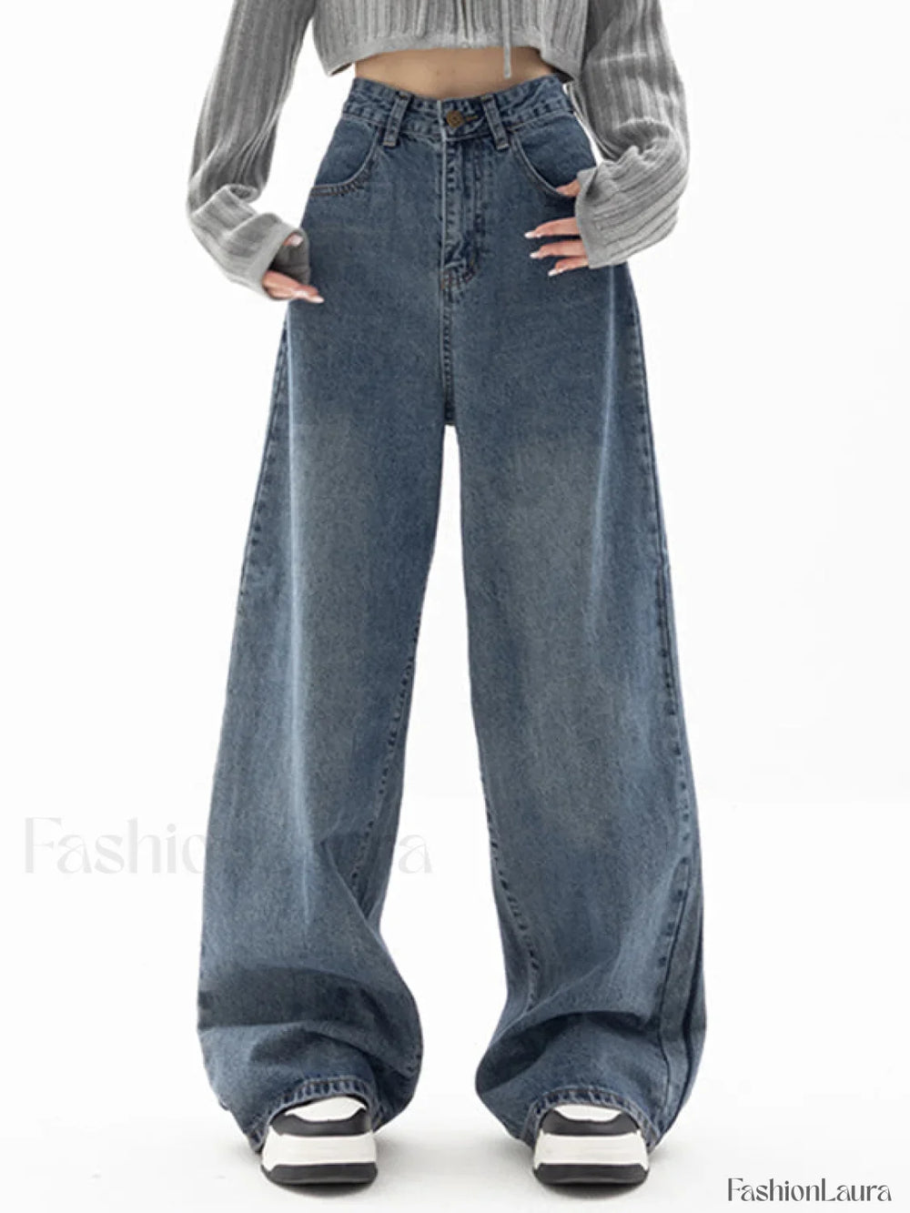 Vintage 90s Baggy Boyfriend Jeans Blue / S Boyfriend Jeans