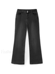 Vintage Ankle Flare Skinny Jeans Flare Jeans