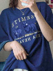 Vintage Bear Graphic Tee Tops&Tees