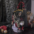 Vintage Crossbody Butterfly Shoulder Gothic Punk Flower Black Skeleton Bag