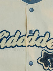 Vintage Embroidery Varsity Jacket Jackets