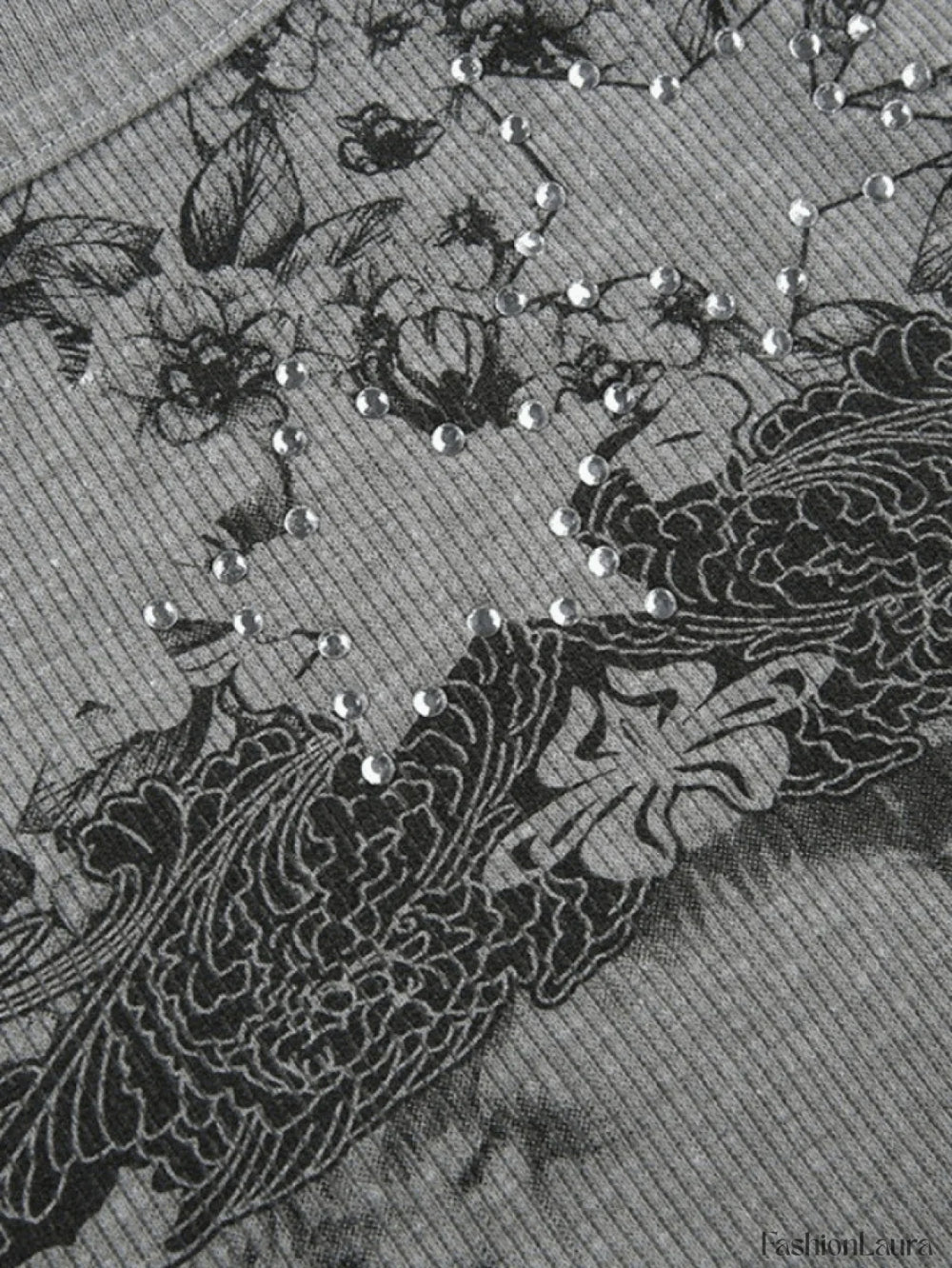 Vintage Floral Star Print Tank Top Tops&Tees