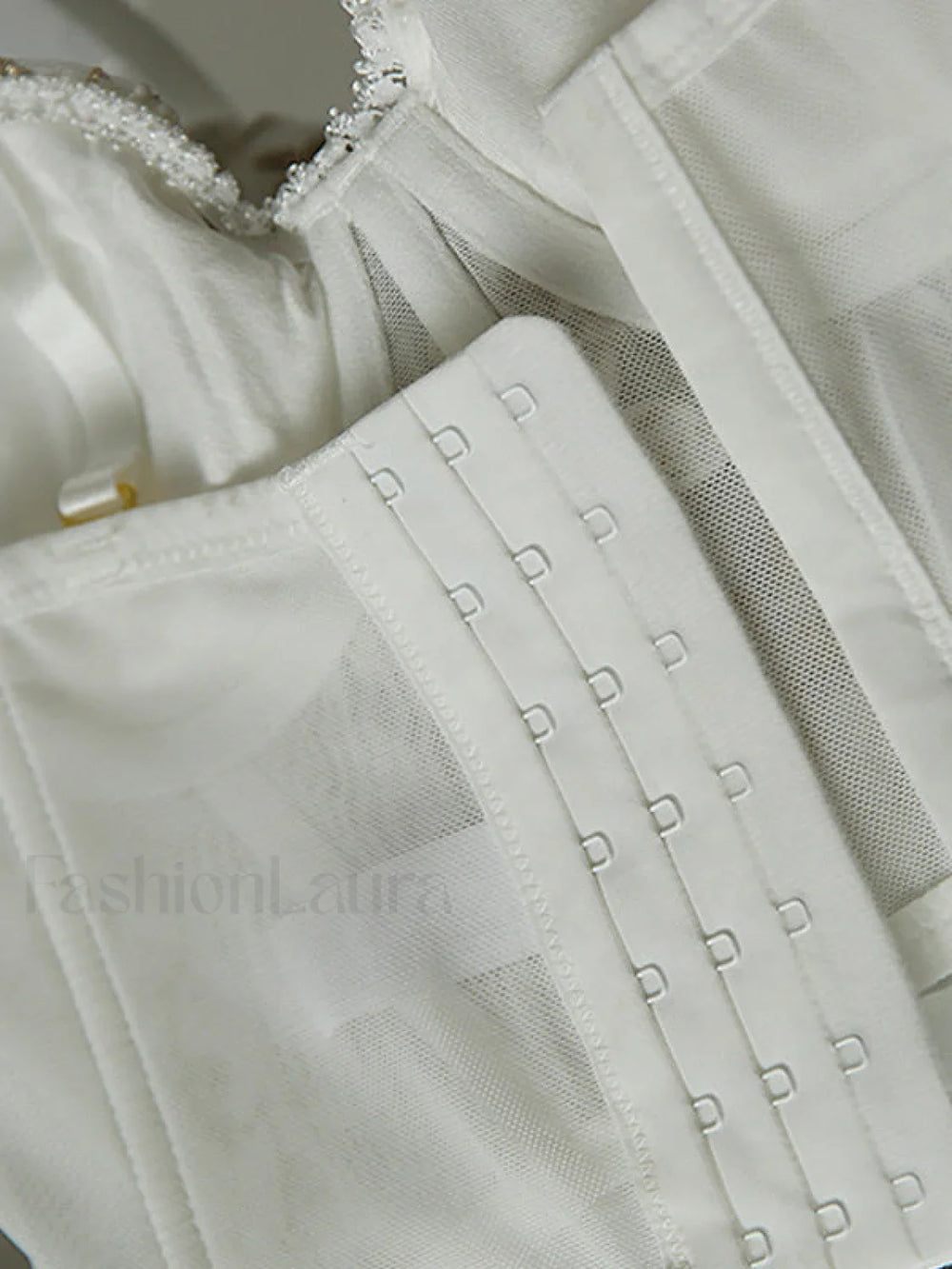 Vintage Lace Embroidery Bustier Corset Top