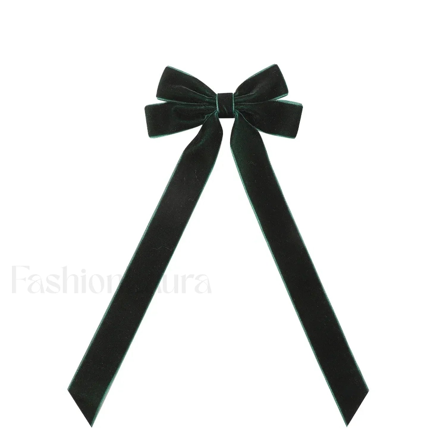 Vintage Large Velvet Wedding Long Ribbon Korean Christmas Hair Accessory wine red 2 / 1pcs