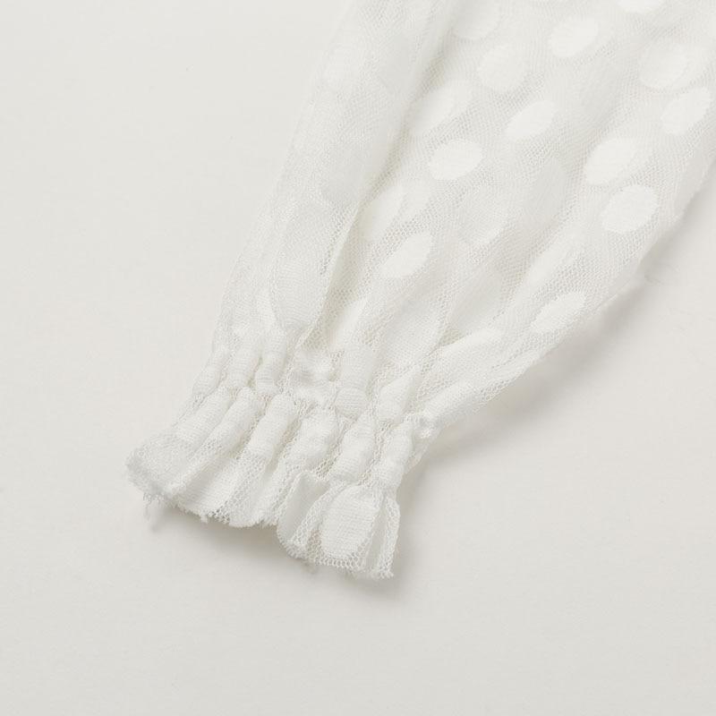 JuliaFashion - 2024Vintage Long Sleeve Mesh Lace Dress