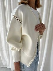 Vintage Pearl Edge Cardigan Cardigans