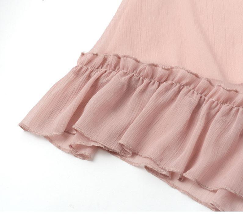 JuliaFashion - Vintage Ruffle Sexy Sleeveless Dress