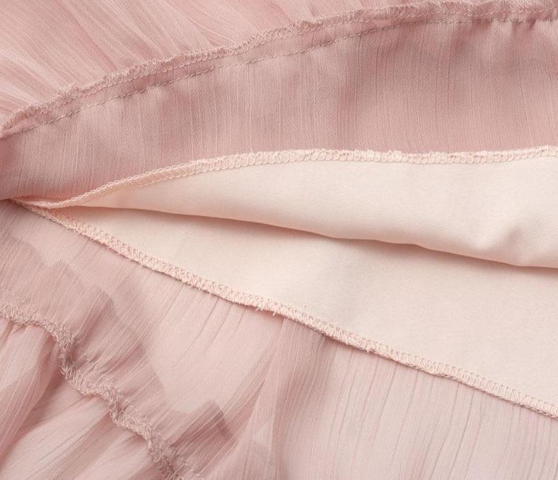 JuliaFashion - Vintage Ruffle Sexy Sleeveless Dress