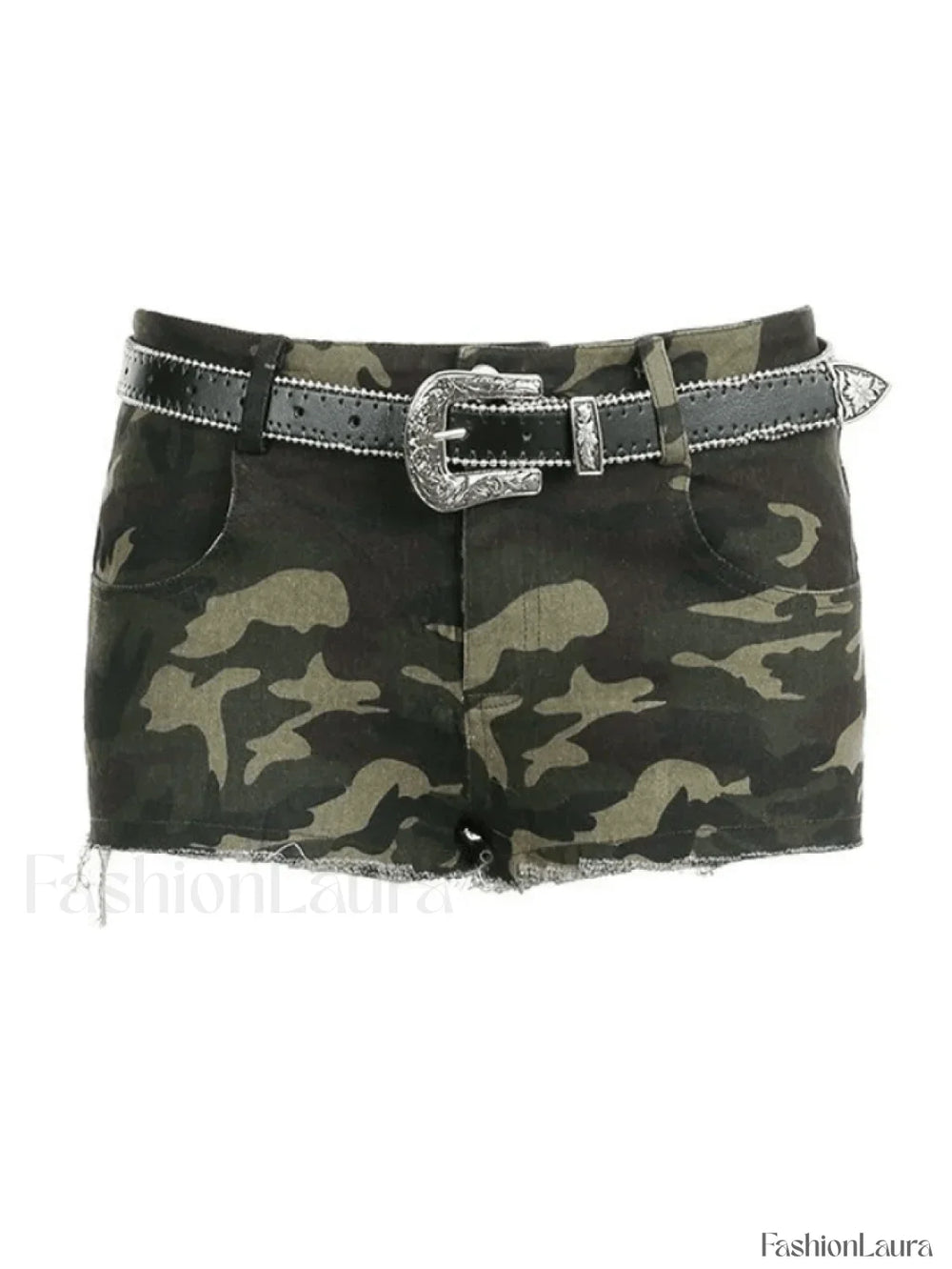 Vintage Street Camouflage Cargo Shorts Shorts