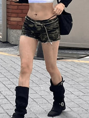 Vintage Street Camouflage Cargo Shorts Shorts