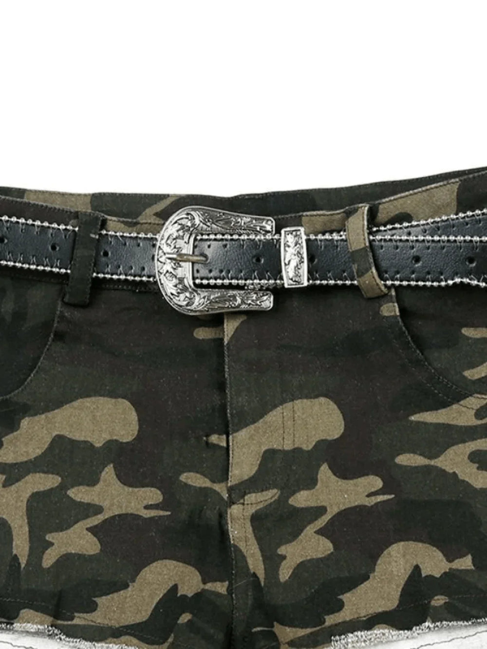 Vintage Street Camouflage Cargo Shorts Shorts