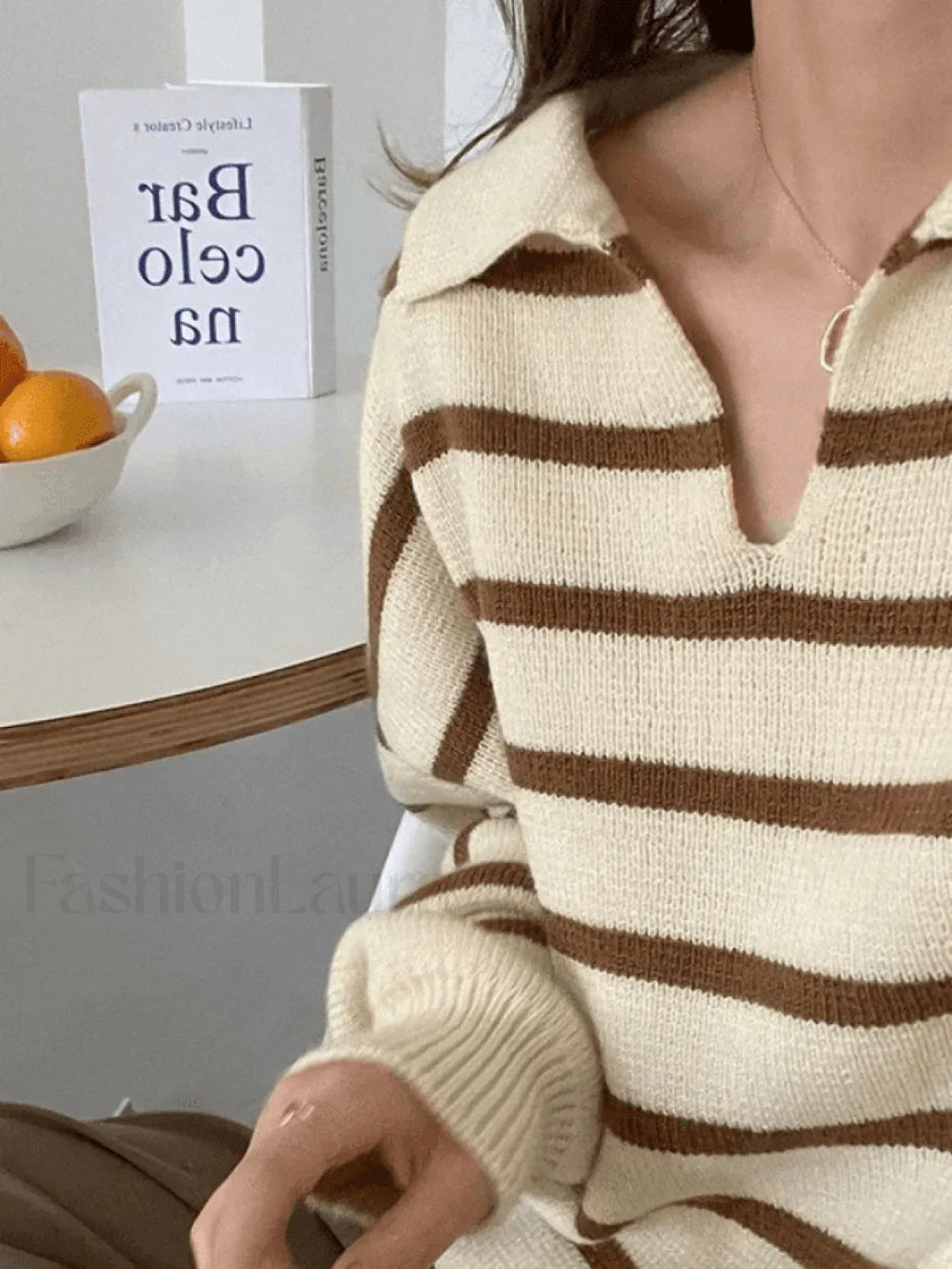 Vintage Striped Pullover Sweater Sweaters