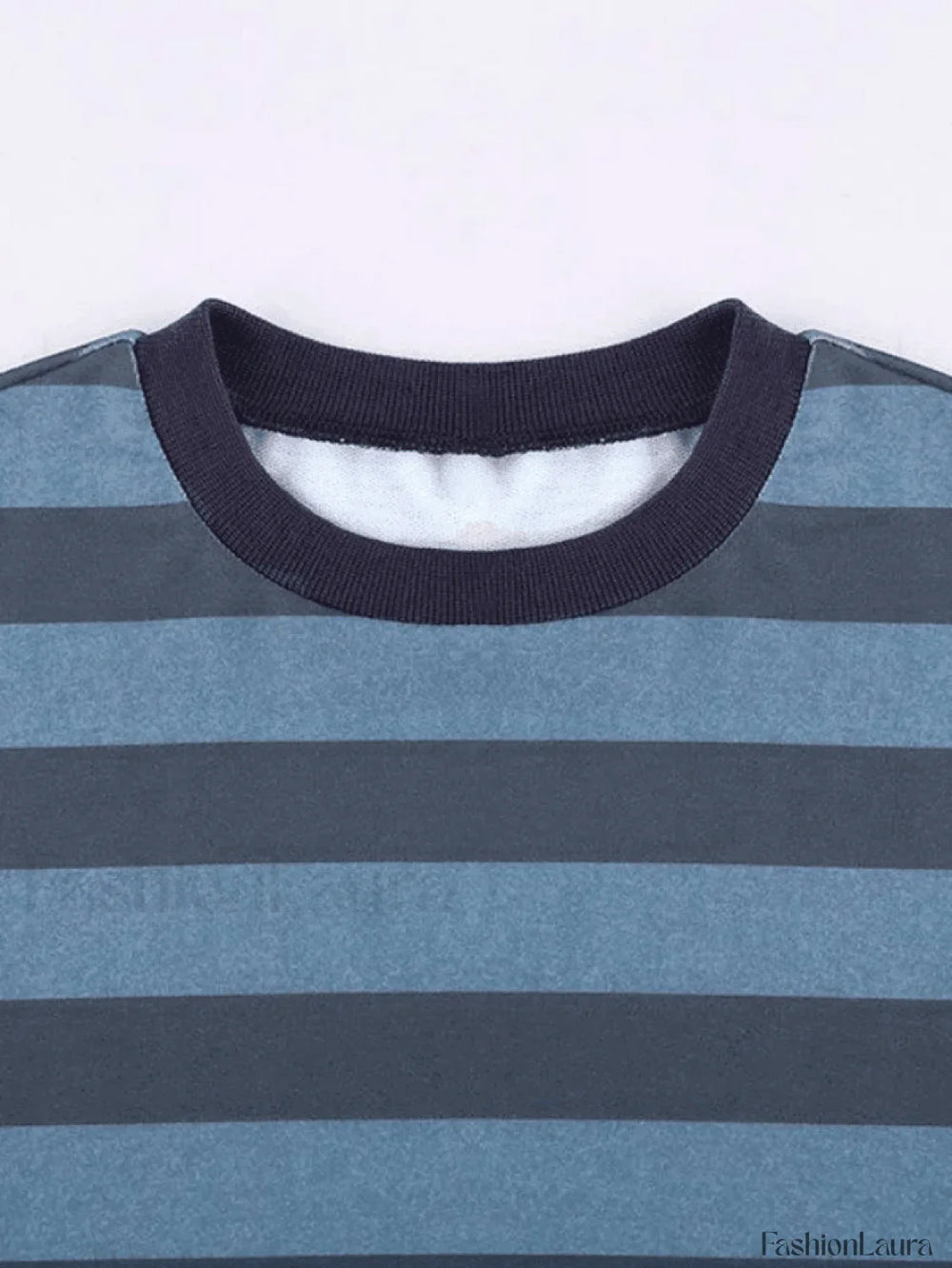 Vintage Striped Pullover Sweatshirt Sweatshirts & Hoodies L