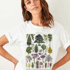 Vintage Tree Graphic Harajuku T Shirt