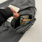 Vintage Y2K Small Chain Rivet Heart Shaped Red PU Bag