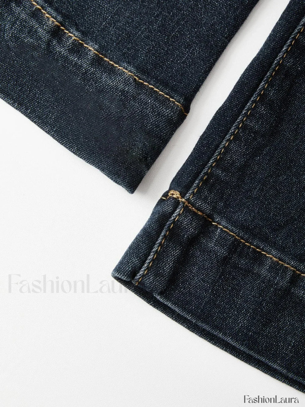 Washed Low Waist Flare Jeans Flare Jeans
