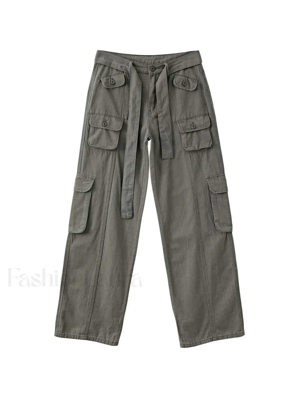 Washed Pocket Patched Cargo Jeans Cargo Jeans