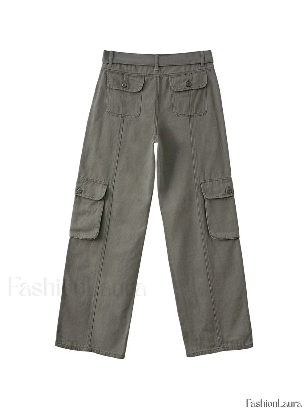 Washed Pocket Patched Cargo Jeans Cargo Jeans