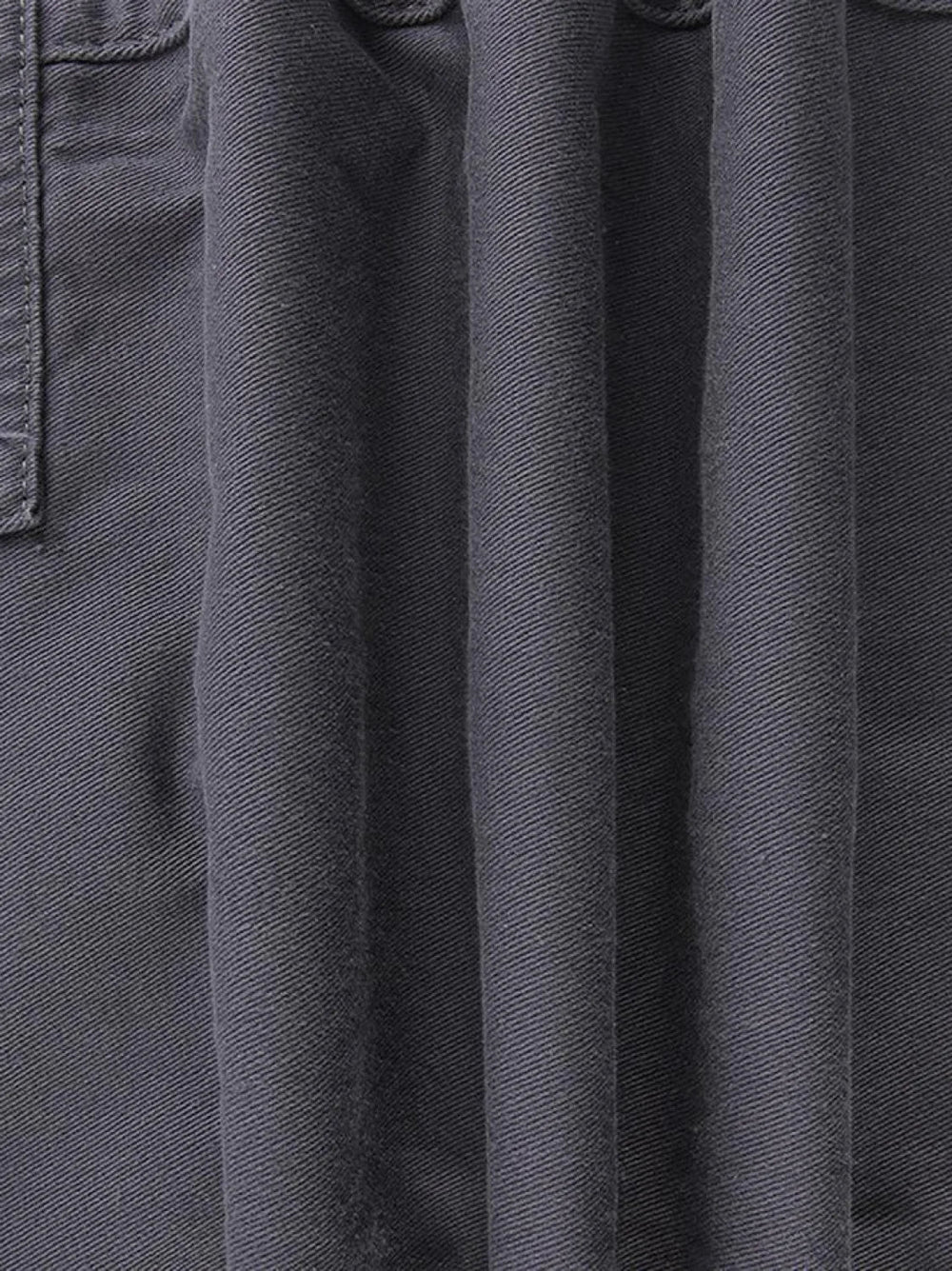 Washed Pocket Solid Cargo Pants Pants