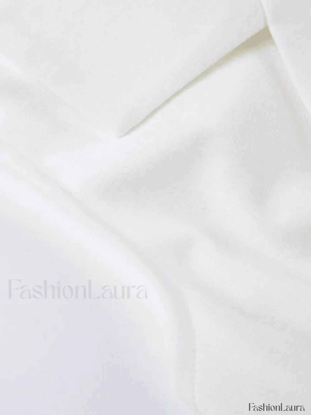 White Sleeveless Button Front Blouse Tops&Tees