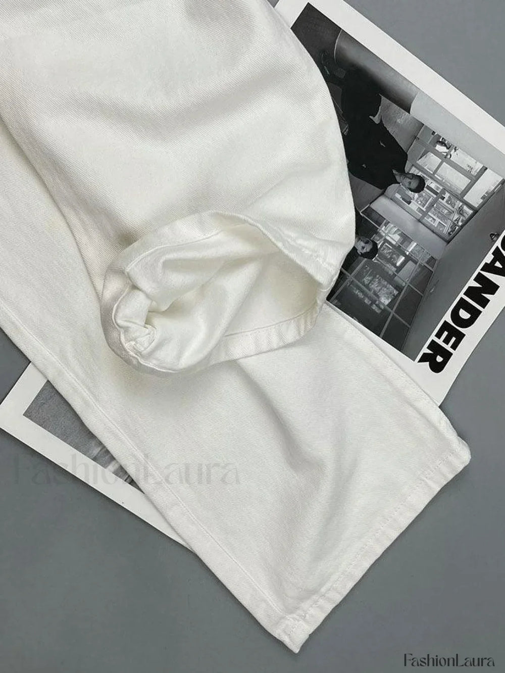 White Washed Boyfriend Jeans Jeans