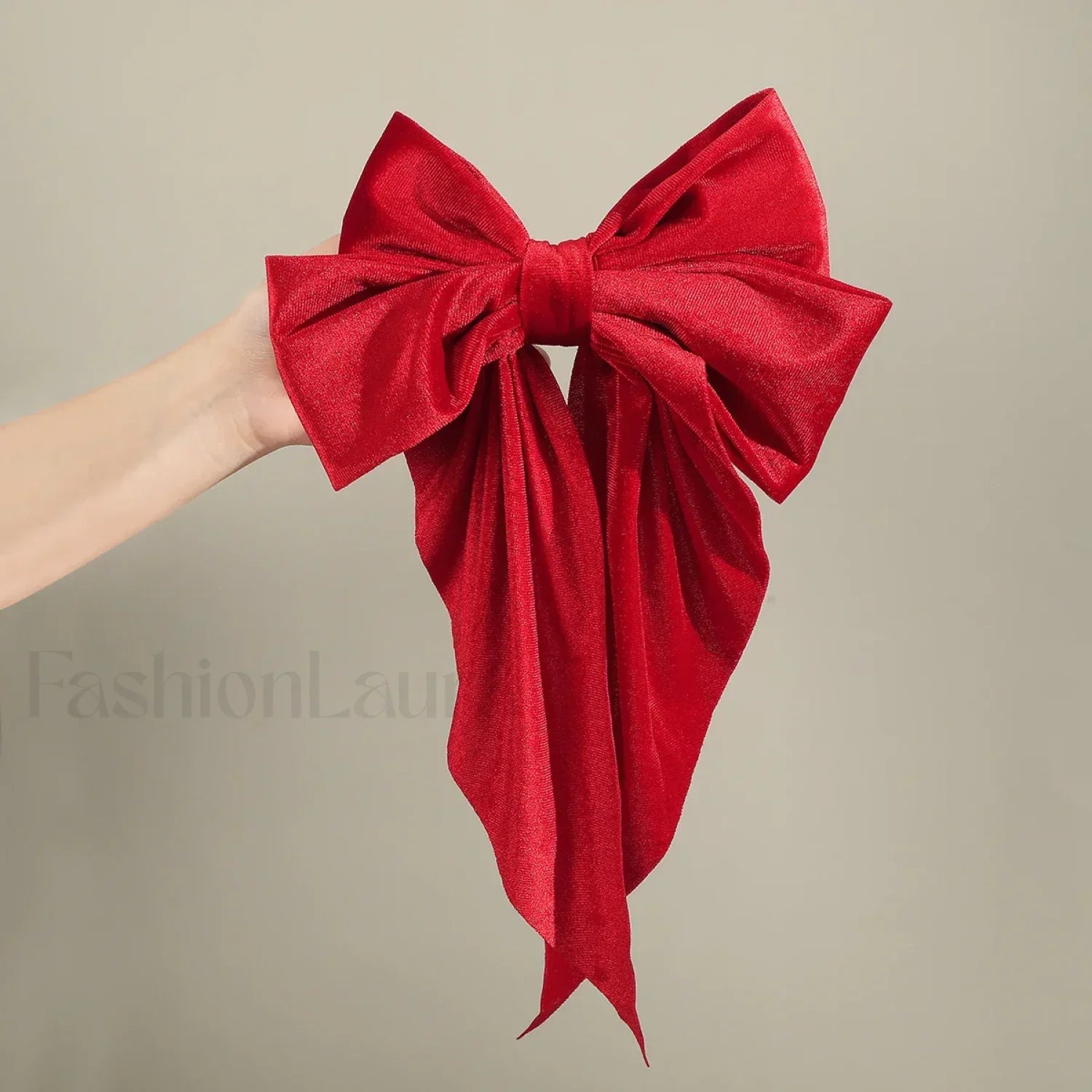 Winter Velvet Large Wedding Korean Fashion Black Red Christmas Hair Accessory